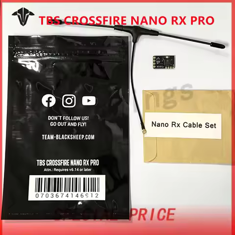 Original TBS CROSSFIRE NANO RX PRO, RX SE,UNIFY PRO32 5g8/HV (MMCX) RECEIVER 915/868Mhz 50KM Long Ra