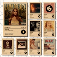 Lana Del Rey Posters Hot Music Album Star Poster Rock Poster Hip Hop Posters For Living Room kraft p
