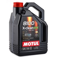 Motul 8100 X-Clean EFE ACEA C2/C3Fully Synthetic Motor Oil 5W-30/5W30 5L