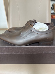 Louis Vuitton LV啡色真皮紳士皮鞋男鞋