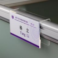 Hanging Double-Sided Acrylic Employee Workstation Sign Screen Hanging Sign Job Position Sign Seat Si