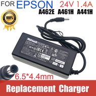 24V 1.4A 1.3A 1.37A A441H A291E Original AC Adapter for Epson Scanner Printer J143A 2480 3590 4490 V