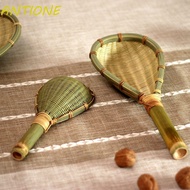 ANTIONE Bamboo Colander Handmade Braided Rice Spoon Bamboo Products Household Drain Spoon