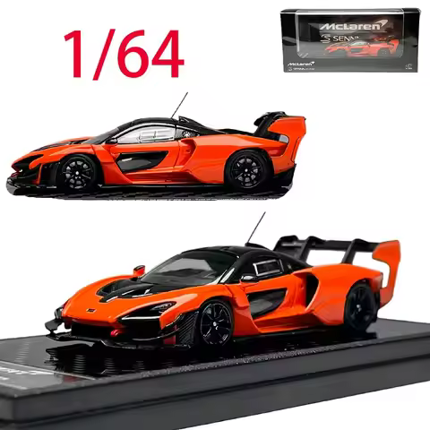 LCD Diecast 1/64 Scale McLaren Alloy Car Model McLaren Senna GTR Play Vehicles Toys for Boys Origina