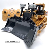 Mainan Anak Remote Control RC Bulldozer Tractor Traktor