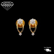 SMS DEEN Diamond Earrings - ± 0.10CT - Subang Berlian (With Certificate | Dengan Sijil) (Info: 1.02G