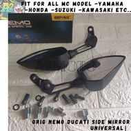 NEMO Ninja DUCATI Side Mirror Universal Circuit Kunai NMAX Aerox XMAX ADV CLICK RAIDER SNIPER PCX MI