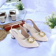 HMF Fercy Women's Mules Heel Shoes RD16