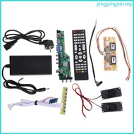 YIN Universal Lcd TV Controller Driver Board Module Remote Control DS D3663LUA A81 DVB-T2 for T C Digital TV 15-32 Inch