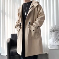 jaket pria long coat jaket jubah panjang selutut pria jubah pria fashion