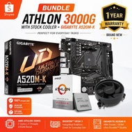 AM4 BUNDLE AMD ATHLON 3000G | A520M MOTHERBOARD
