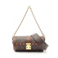 LOUIS VUITTON Papillon trunk 鏈條單肩包 M57835 Monogram 帆布 二手 LV