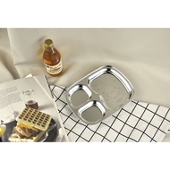 Miffy 3-Compartment Stainless Steel Plate | 304 Stainless Steel