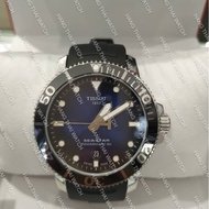 TISSOT SEASTAR 1000 POWERMATIC 80 BLUE WITH BLACK DIAL GENTS T120.407.17.041.00