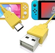 HEATFUN Yellow USB C Charger Cable for Switch, MacBook, Pixel C, LG Nexus 5X G5, Nexus 6P/P9 Plus, O
