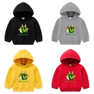 Mingyuan Dragon Fruit Blox Fruit Children's Hoodie Kids Simple Casual Cartoon Boys and Girls jacket 