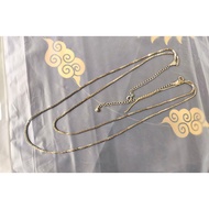 2-Layer Long Necklace Silver Second Hand Women's Fashion Products