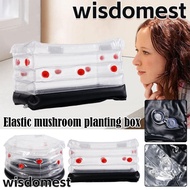 WISDOMEST Mushroom Grow Bag Round With Plugs Inflatable Mushroom Monotub Kit