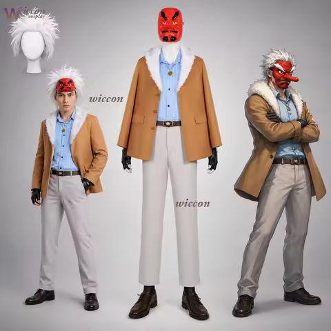 WonkaCos Fatal Fury City Of The Wolves Karate Master Same Design Full Set Game Cosplay Costume Mr.ka