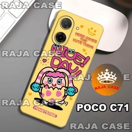 Rc10/Softase rubber poco C71 - GIRL Motif - Case poco C71 - Casing poco C71 - Silicone poco C71 cool