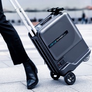 Business Smart Riding Electric Luggage Scooter Car Boys and Girls Exhibition Trolley Boarding Travel Luggage