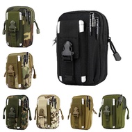 GS Men Multifunction Waist Bag Casual Durable Pack Belt Canvas Tactical Military Bag Zipper Outdoor 