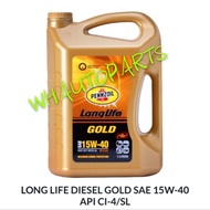 PENZOIL LONG LIFE DIESEL GOLD SAE 15W-40 API CI-4/SL 7LITER