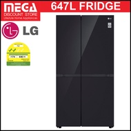 LG GS-B6473BM 647L SIDE-BY-SIDE DOOR FRIDGE (2 TICKS) + FREE $50 VOUCHER BY LG (UNTIL 30/06/2024)