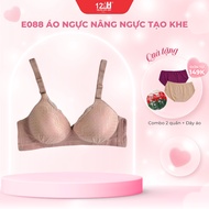 3-button thick foam bra, lifts the chest to create beautiful cleavage, comfortable all day E088 | 12