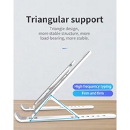 monitor stand*pop socket* laptop stand﹢ [READYSTOCK] Portable Laptop Stand Adjustable Foldable Laptop Stand Non-slip Sta