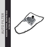 NISSAN TEANA, SENTRA B18 AUTO TRANSMISSION FILTER WITH GASKET ATF (31728-28X0A)