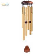 Metal Windchime Aluminum Windbell Wind Chimes 6 Rods Chimes Home Decoration Craft Outdoor Garden Pat