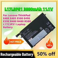 Fast Shipping L17L3P51 3880mAh 11.1V Battery for Lenovo ThinkPad E480 E485 E580 E490 E590 R480 R480 