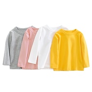Nanaa Kids Plain Long Sleeve T-Shirt 27-BS04 August Long Sleeve T-Shirt Baju Budak Lelaki Tshirt Bud