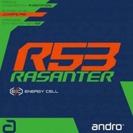 Original ANDRO RASANTER R53 Rubber Rubber Bat Bet Ping Pong Table Tennis New And Seal