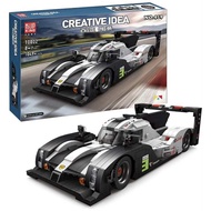 Assembling Mold King 10002 Porsche Supercar 919 1049 Pieces