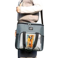 Lunch Bag & Quirky Chihuahua Grunge Art Print