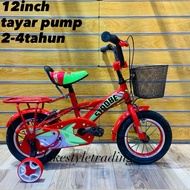 100% SIAP PASANG BASIKAL BUDAK TREKING STROBE XECCON KANAK-KANAK 12”INCH KIDS BIKE SPORT RIM- 1217/1