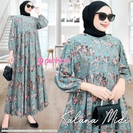 MIDI DRESS JUMBO M L XL XXL LD 100 110 120 130 BUSUI RESLETING DEPAN MOTIF DERISA #2  MIDI KEKINIAN MODERN TERBARU 2024 BAHAN PREMIUM COTTON RAYON ADEM TEBAL MOTIF MEWAH DEWASA IBU IBU LEBARAN 2024 BAYAR DI TEMPAT BY PINKAN