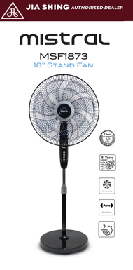 Mistral 18” Stand Fan With Timer MSF1873