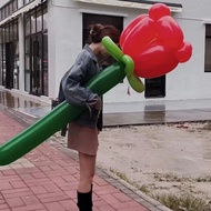 Long balloon thickened magic balloon twisted flower balloon size 660 decorative birthday party ballo