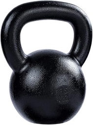 Kettlebells AGYH Black Cast Iron Kettlebell, Professional Strength Training Equipment, Dumbbell Barb