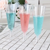 Wine Champagne Cocktail Plastic Party Glass 5.4x16.2cm/6pcs