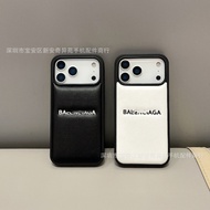 Foreign Trade Letter Street Wear Protective Case Suitable for Apple 17ProMax Simple Light Luxury iPh