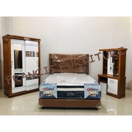 TERBARU SET KAMAR 1 SET KAMAR KAMAR PENGANTIN 1 SET KASUR DIVAN LEMARI