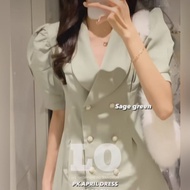 HIJAU Dress bangkok green sage green sage green modern dress For Women new with tag