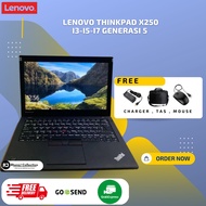 Laptop Lenovo Thinkpad X250 i3-i5-i7 Generasi 5 Second Like New - I5 Generasi 5, RAM 4GB HDD500G
