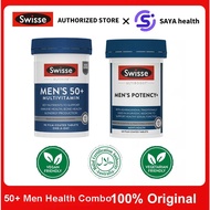 Swisse 50+ Men Health Combo（Men's Potency+ 60 and Men's Multivitamins 50+）