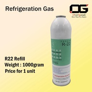 ( NO supply to SABAH & SARAWAK ) R22 Refrigerator Air Cond Gas Refill Gas Peti Sejuk Aircond Kereta 