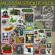 HP MF DOOM Sticker Pack Vinyl Matte Aesthetic Hip Hop Rap Mask Villain Art Laptop Tumbler Helmet Cas